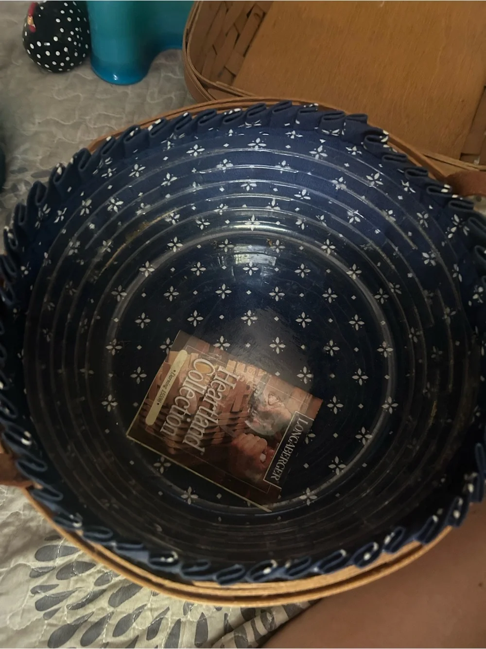 Longaberger handwoven wooden